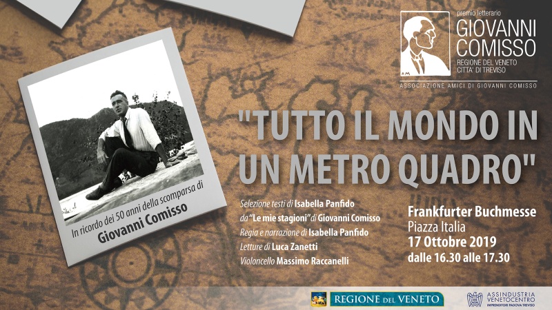La Regione del Veneto porta Giovanni Comisso alla Fiera di Francoforte