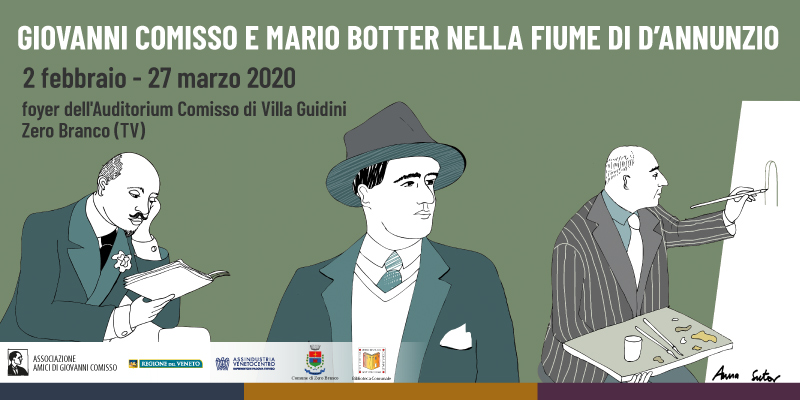 Giovanni Comisso e Mario Botter nella Fiume di D’Annunzio