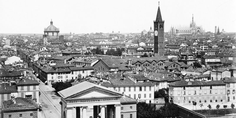 Breve soggiorno a Milano nel 1883