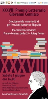 Selezione delle terne vincitrici e Proclamazione vincitore del Premio Comisso Under 35 - Rotary Treviso